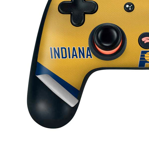 NBA Indiana Pacers Jersey Google Stadia Controller Skin